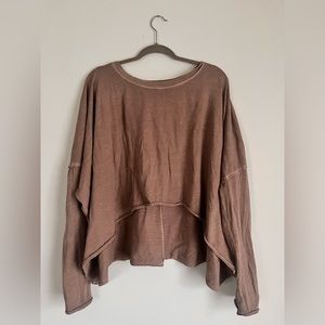 Free people long sleeve cc tee